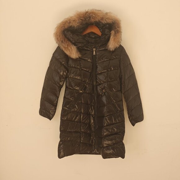 Moncler Marre Down Puffer Coat with Shearling Trim - Picture 5 of 13